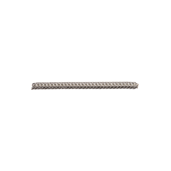 NKlaus Bracciale Uomo/donna In Argento 925 – Catena A Coda Di Volpe Ritorta – Lunghezza 19 Cm, Larghezza 2,4 Mm – Gioiello Elegante Per Ogni Occasione